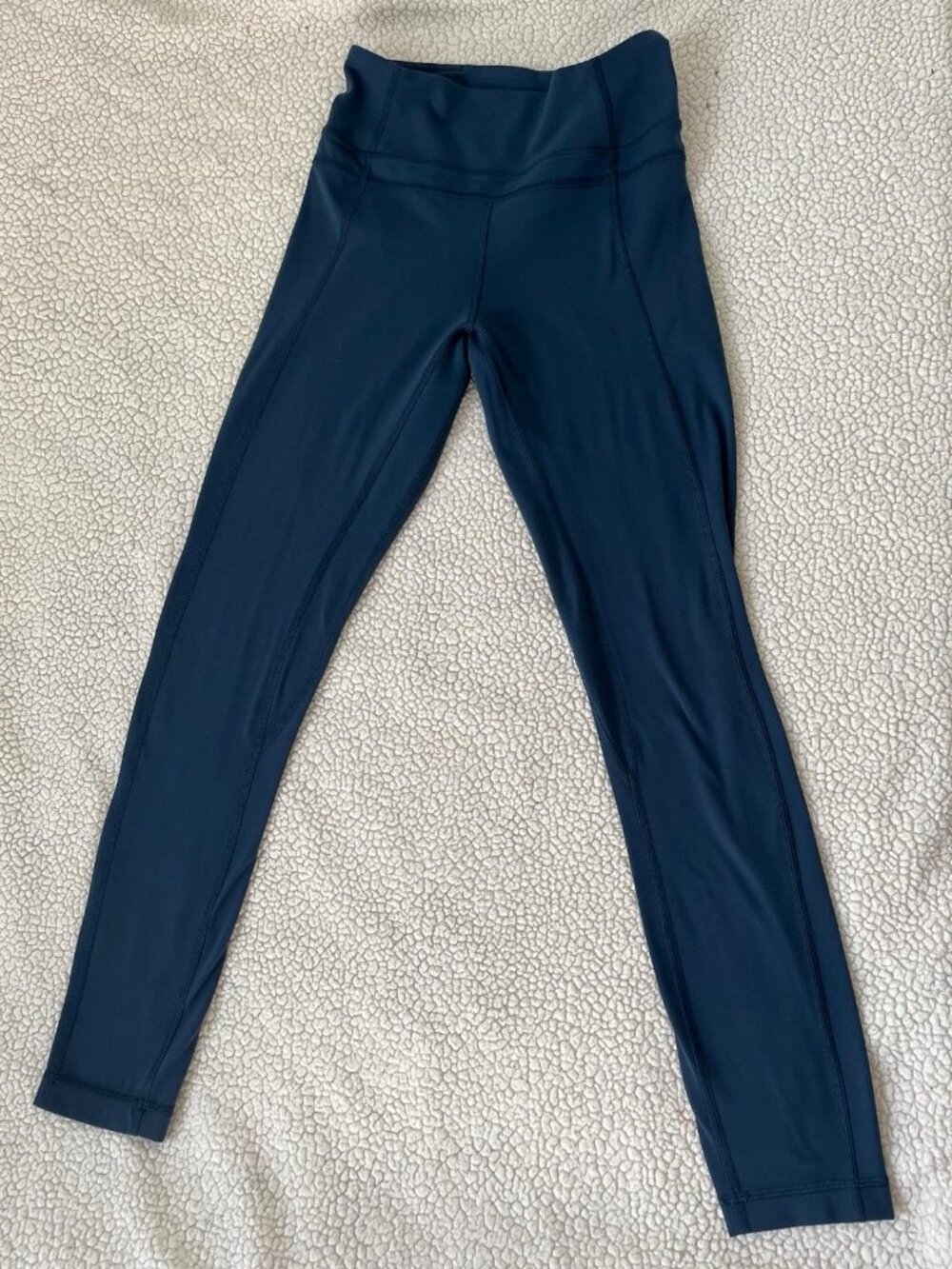 Lululemon‎ High-rise Blue LeggingsIr  With Hidden Back Pocket - Size 4